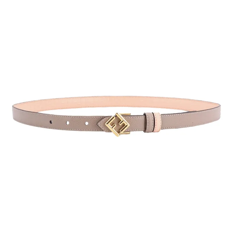 FENDI Monogram Leather Belt-0