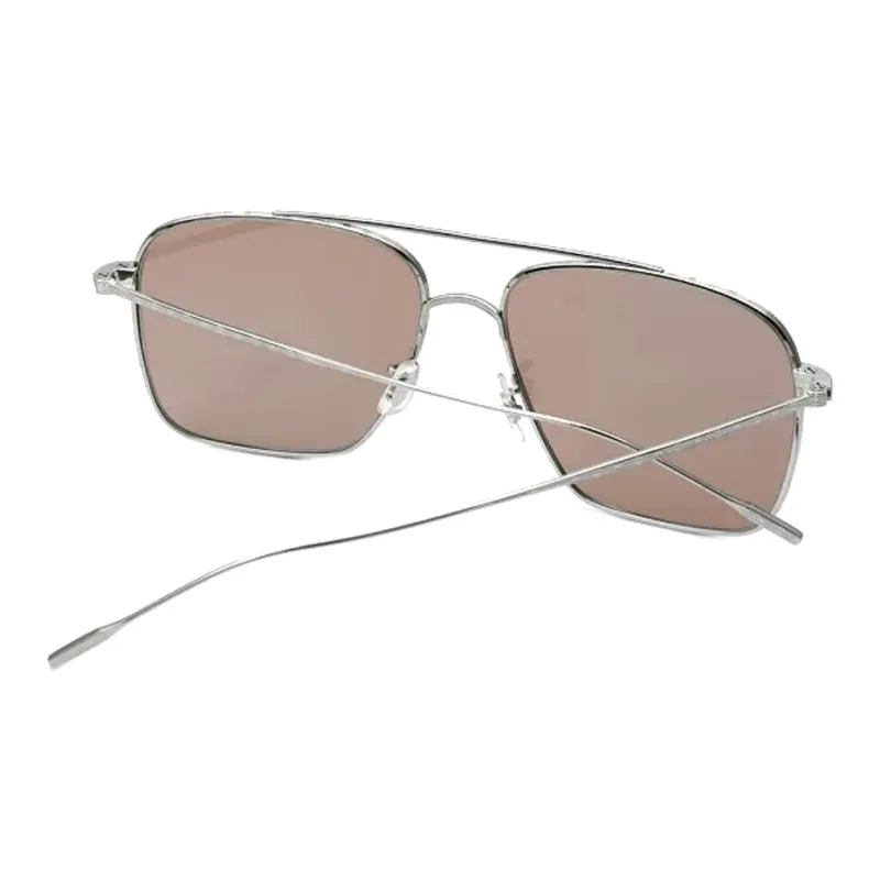 Oliver Peoples Alloy Aviator Sunglasses Unisex Silver-1