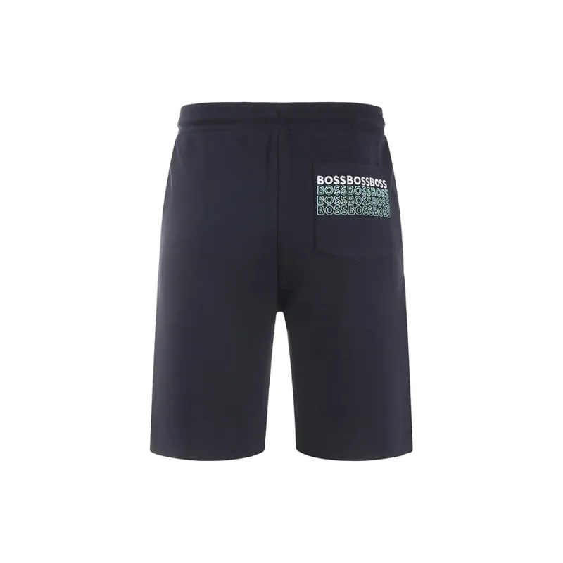HUGO BOSS Casual Shorts Men Dark Blue-2