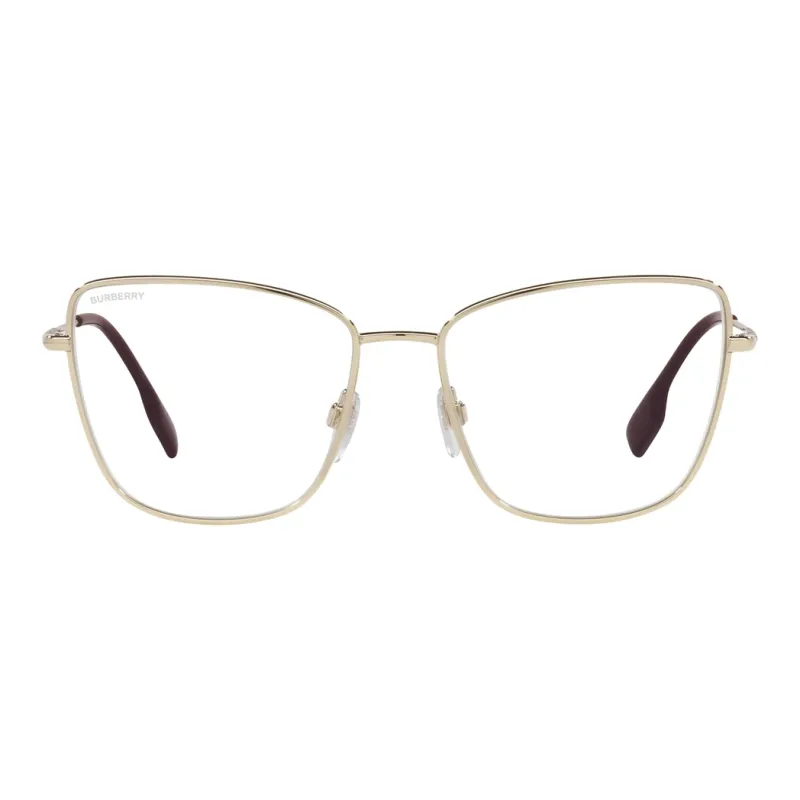 Burberry Metal Cat Eye Eyeglass Frames Women's Light Gold-1