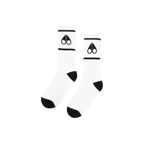 Moose Knuckles FW23 Logo Icon Socks Knee-High Socks Men's 1 Pack Black