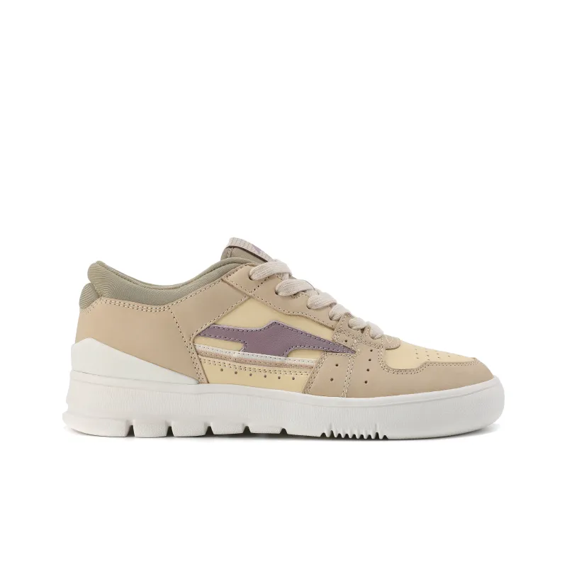 AVIA 825R Series Low Top Skateboard Shoes Women's Beige Yellow Purple-1