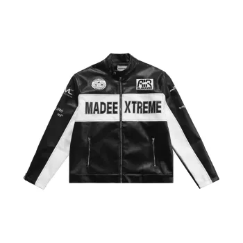 Riding Grams Unisex Biker Jacket Padded Thickened Puffer Jacket