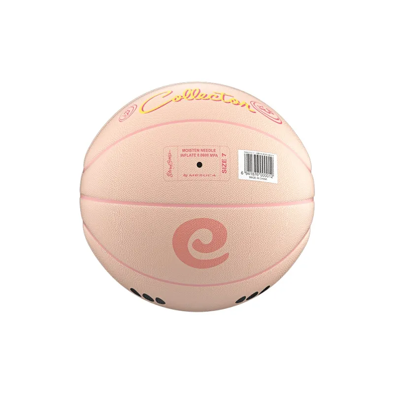 MESUCA x Disney PU Basketball Pink Yellow Size 7 Ball Training-1