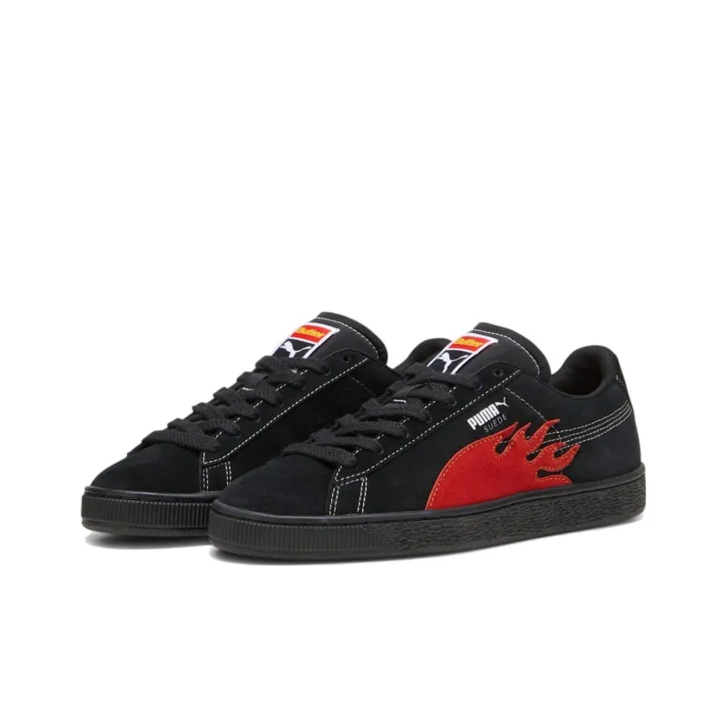 PUMA X Butter Goods Suede Classic Shoes 'Black Red'-2