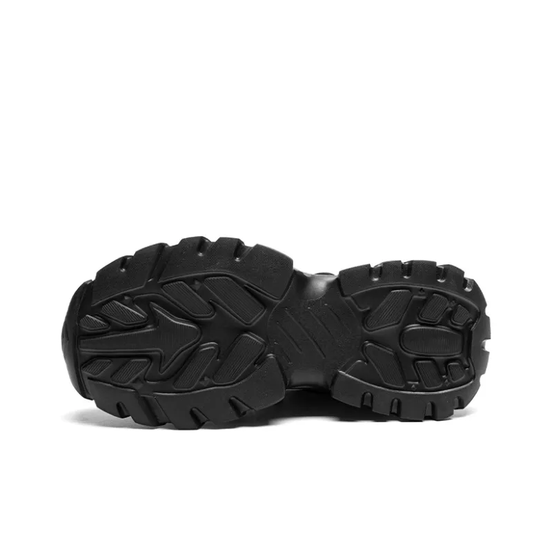 ZHR High-Top Chunky Sneakers 5cm Women's Black-5