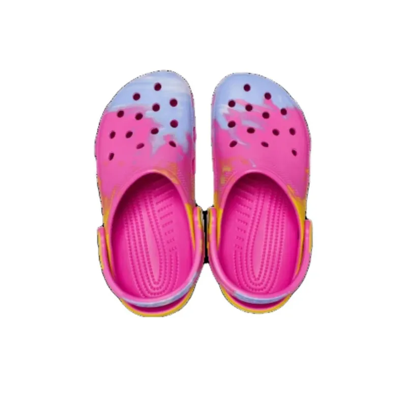 Crocs Classic Ombre Clogs 'Pink Yellow Blue'-4