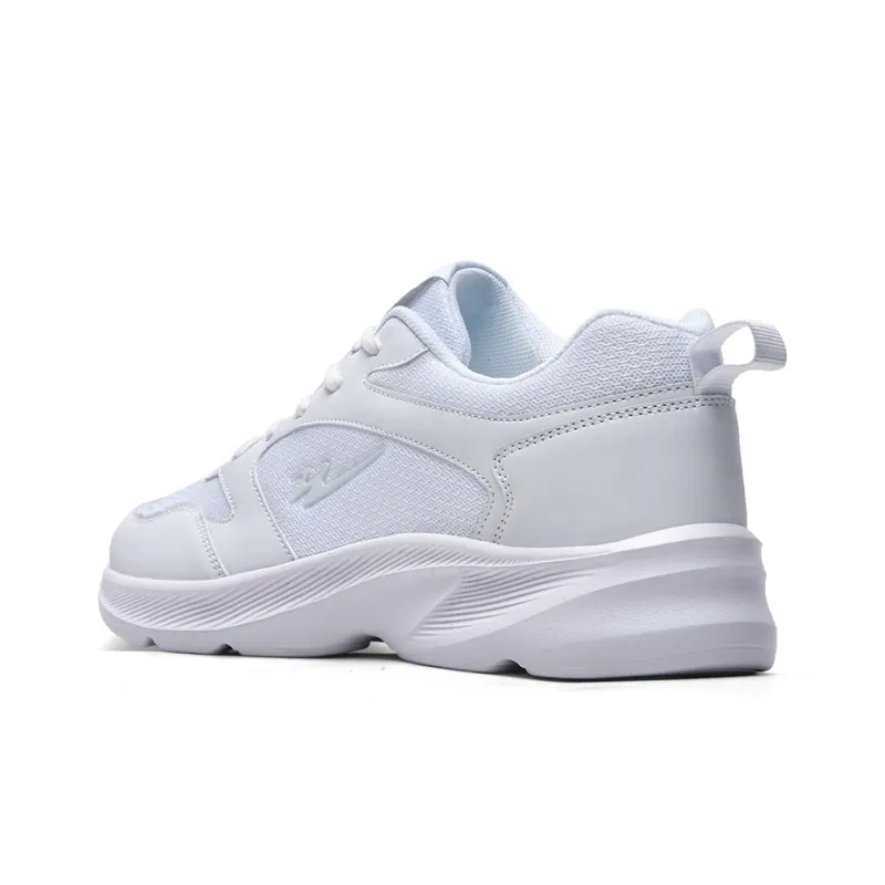 Binary Low Top Running Shoes Men's White-3