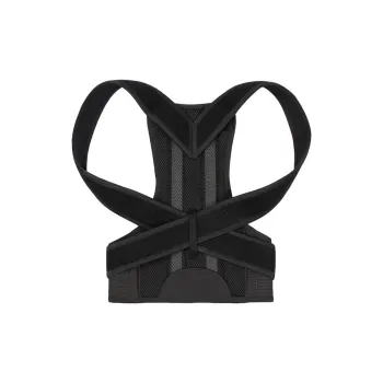UMA Back Support Braces Everyday Outdoor And Home Use Protective Compression Breathable Regular All Black Unisex