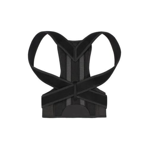 UMA Back Support Braces Everyday Outdoor And Home Use Protective Compression Breathable Regular All Black Unisex