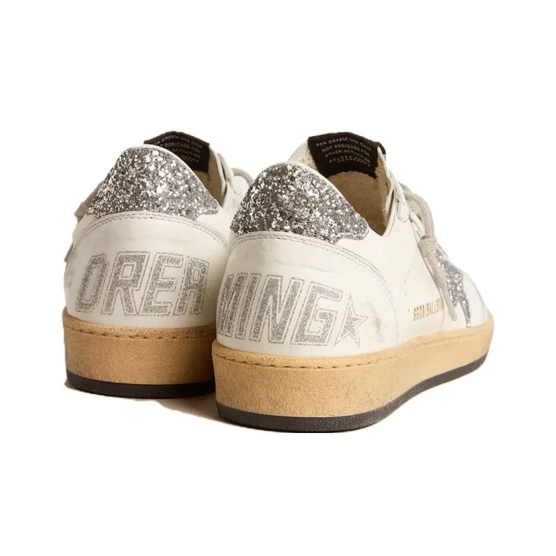 Golden Goose Ball Star Low Top Skateboard Shoes Women's White-4