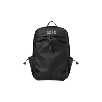 SEM/R Synthetic Leather Backpack For Students, Commute, And Laptop Bag Tubas Unisex Medium Gray/Black