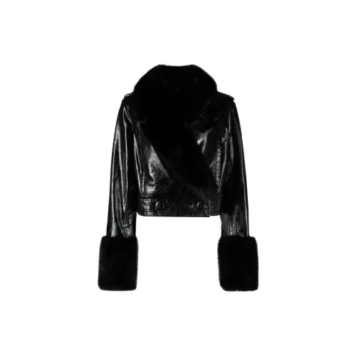 STAND STUDIO Leather Jackets Women's Black