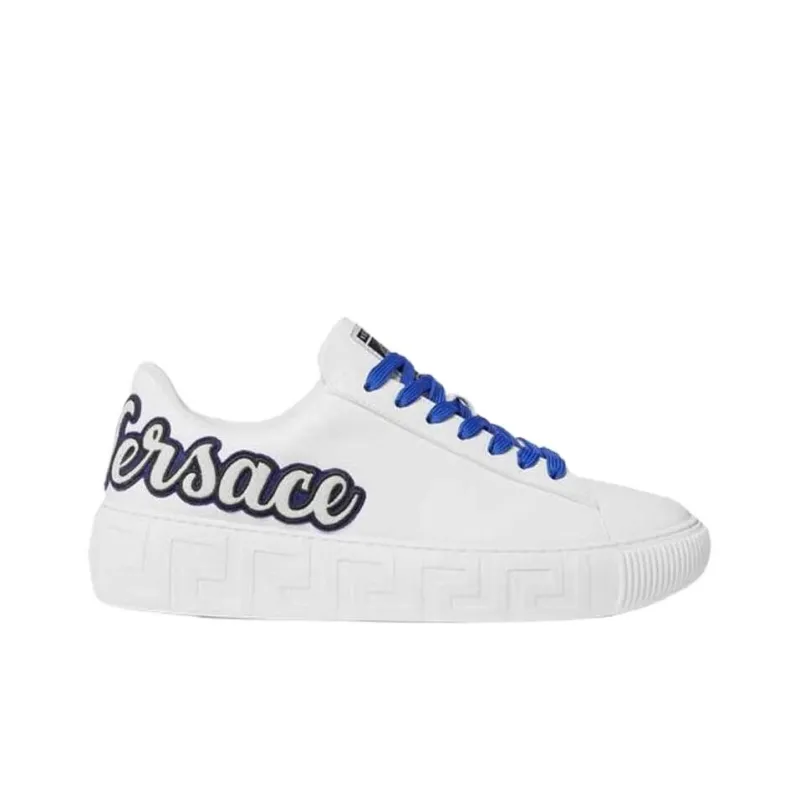 VERSACE La Greca Varsity Sneaker 'White'-1