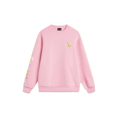 LINING Sports Life Collection Sweatshirts Women's Sheer Pink