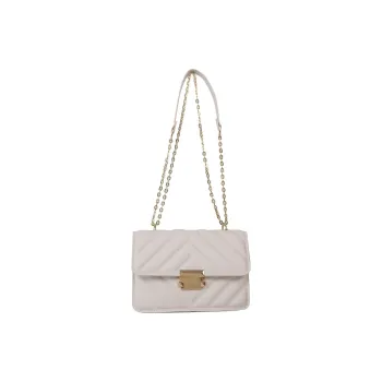 NOMK PU Shoulder Bag Women's White/Rose Red/Khaki/Green/Black