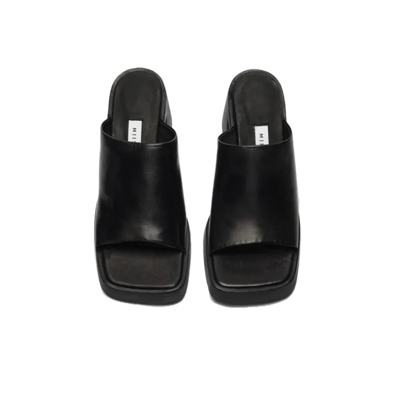 MIISTA Slide Slippers Women's Black-2