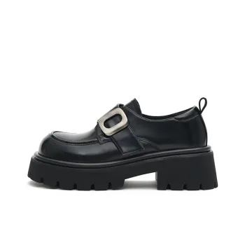 MASOOMAKE Loafers Women's Low Top Tranquil Black, Dark Brown