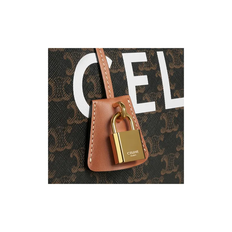 CELINE Polyurethane Travel Bag, Shoulder Bag, Crossbody Bag, Handbag Unisex Tawny-4