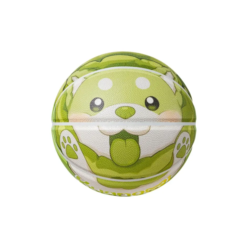 Kuangmi x SHUCAIJINGLING PU Basketball Green Size 7 Glow In The Dark Unisex-0