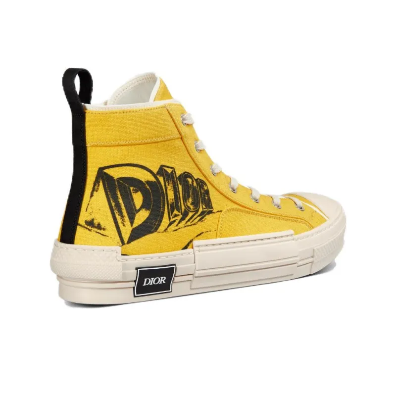 DIOR B23 High Top AsteroDIOR Yellow-2