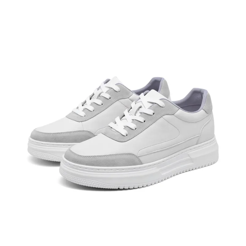 He Jinchang Moisture Wicking Balance Wear Resistant Lightweight Slip Resistant Low Top Skateboard Shoes Men's Gray-4