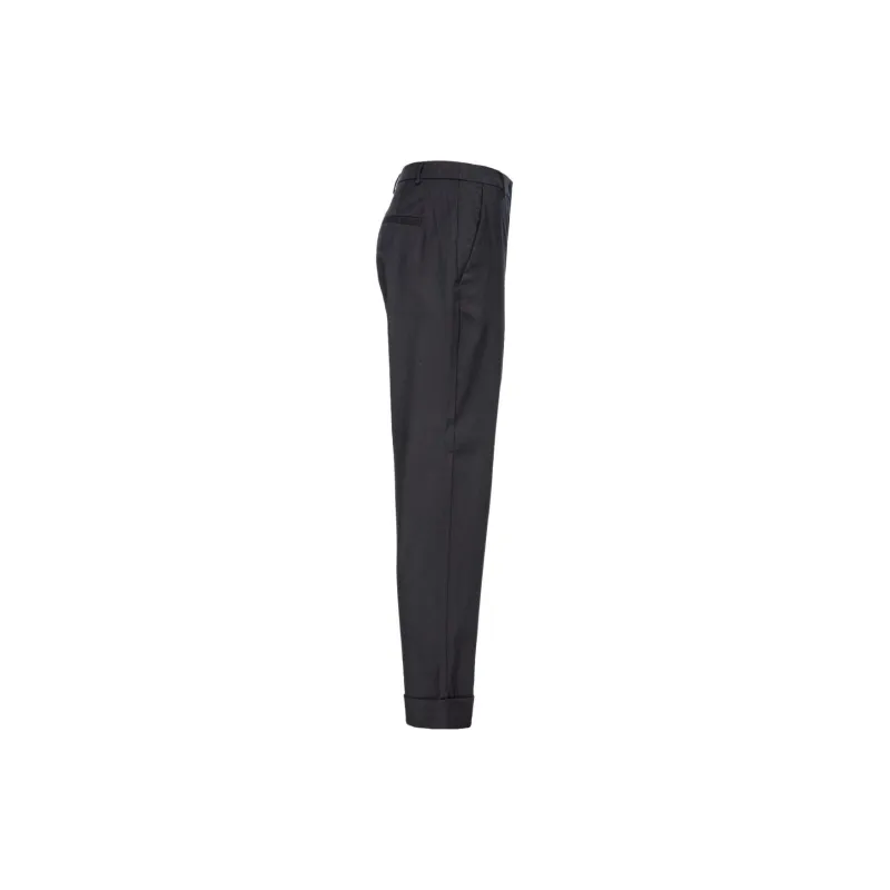 PINKO FW23 Pantaloni In Flanella Suit Trouser Women's Black-2
