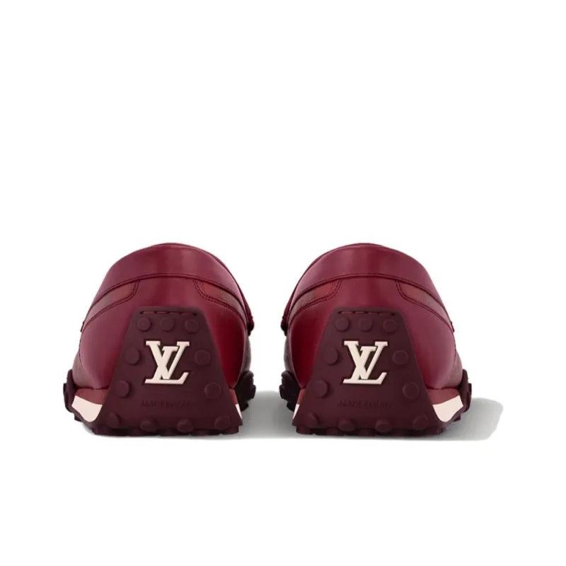 LOUIS VUITTON Racer Beanie Shoes Men's Red-4