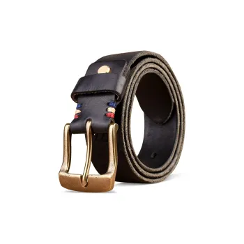 JEEP SPIRIT Youth Casual Shoes Leather Belts Men's Width 3.8cm