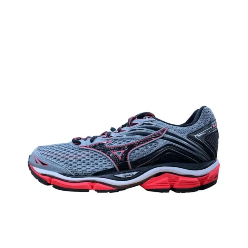 Mizuno Women's Wave Enigma 6 'Grey Red' Women's-0