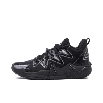PEAK Outdoor Monster V3 Cushioned Slip Resistant Mid Top Basketball Shoes Men's Black