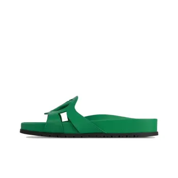 LOUIS VUITTON Isola Quiet Slide Slippers Women's Green