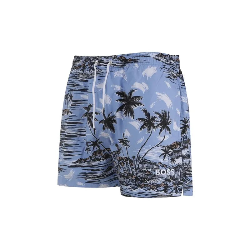 HUGO BOSS SS23 Casual Shorts Men's Light Blue-1
