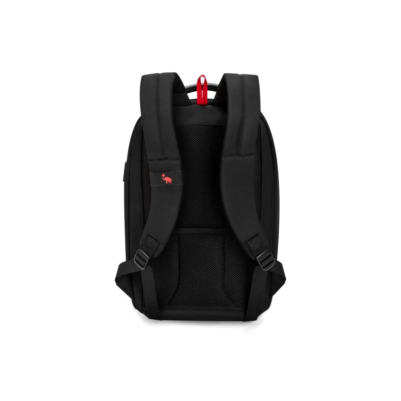 OIWAS Fabric Travel Backpack Laptop Bag Regular Unisex Black-6