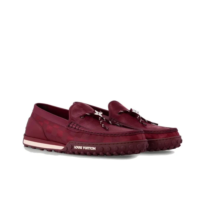 LOUIS VUITTON Racer Beanie Shoes Men's Red-2
