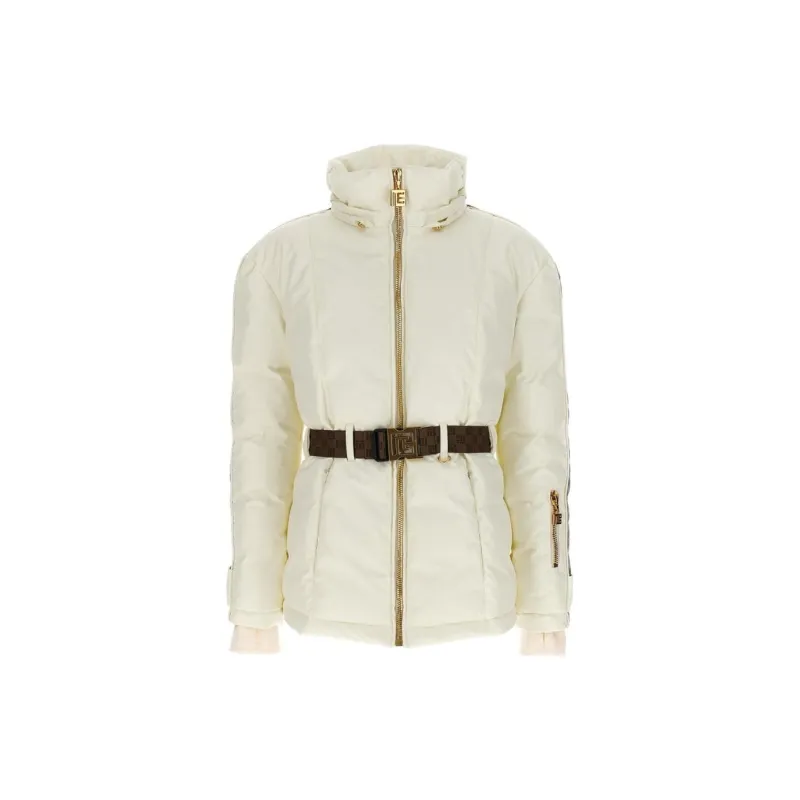 BALMAIN Pb Monogram Belted Ski Jacket-1