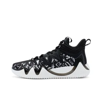 XTEP Ling Blade 1st Generation Basketball Shoes Men's Black White