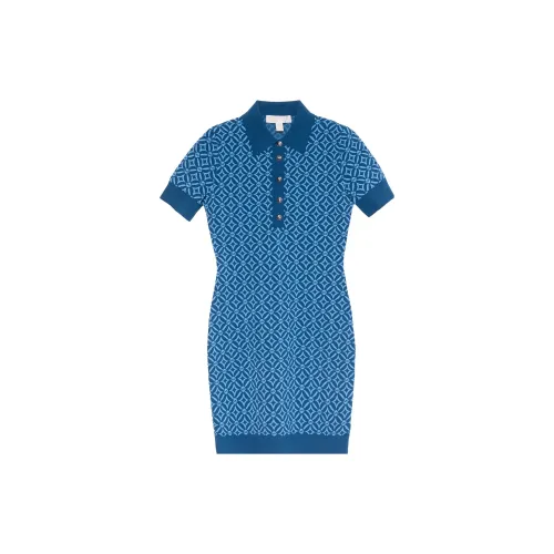 MICHAEL KORS Short-Sleeved Dresses Women's Blue