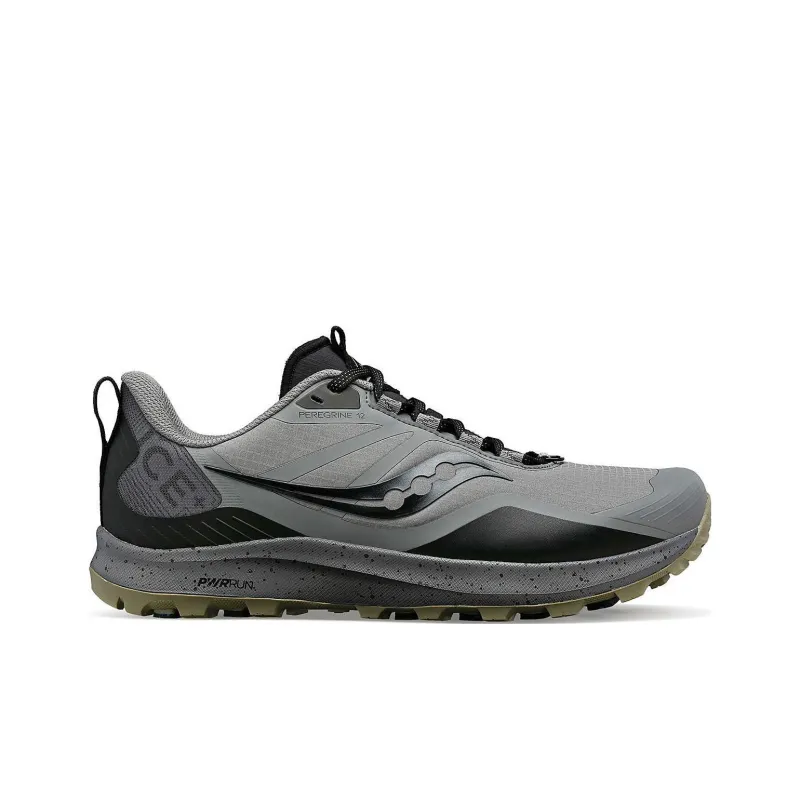 saucony Peregrine ICE+ 3 'Gravel Black'-1