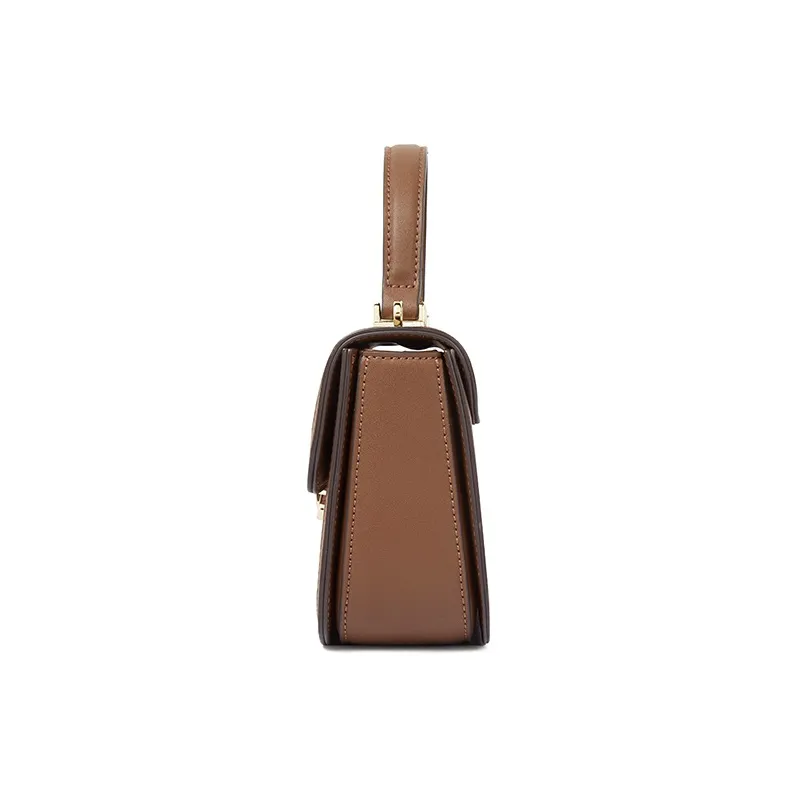 TUCANO PU, Textile Mixture Crossbody Handbag Trumpets Women's Chocolates-2