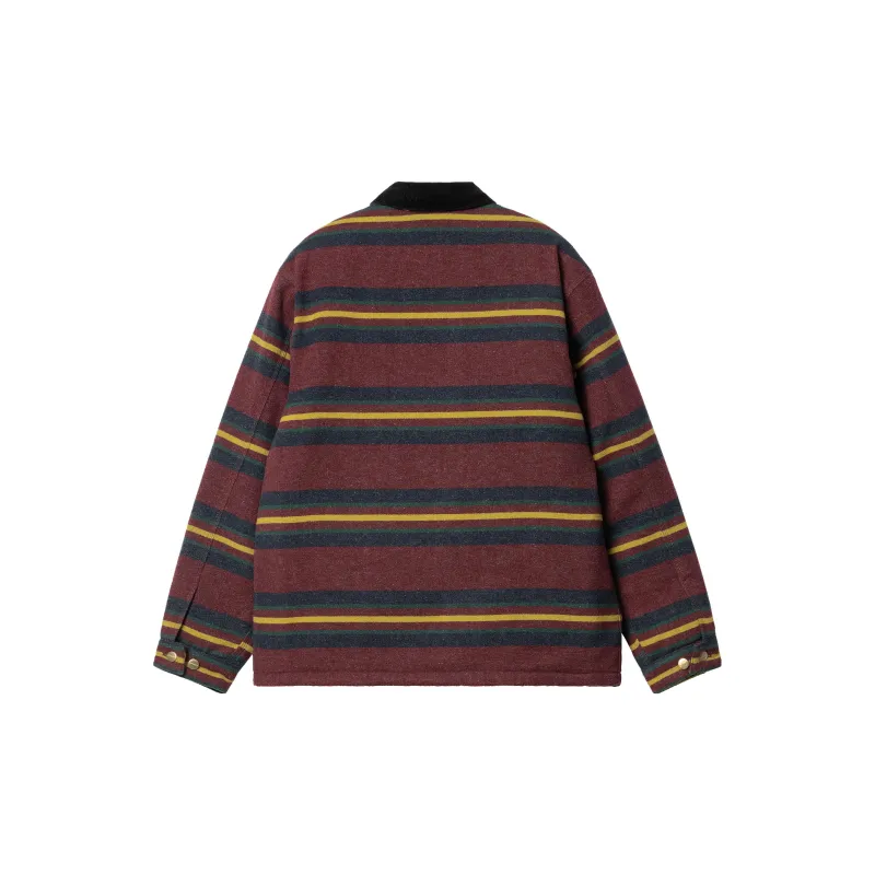 Carhartt WIP Oregon Striped Flannel Jacket-1