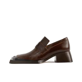 MIISTA Loafers 6cm Women's Brown