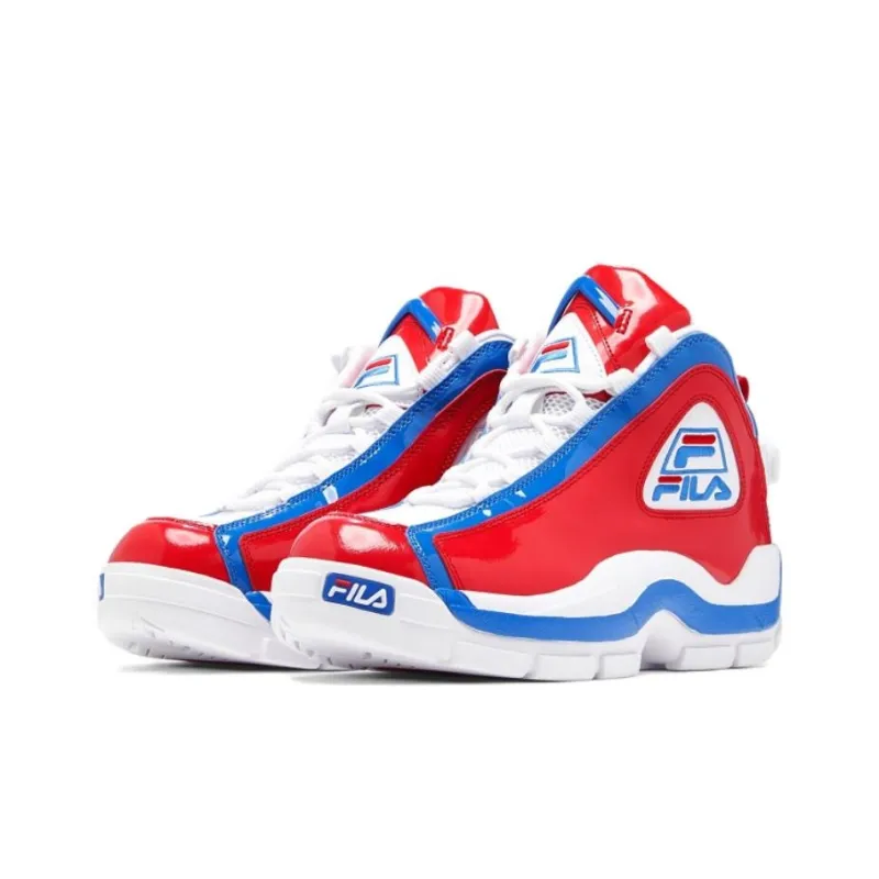 FILA Grant Hill 2 Cushioning Mid-Top Vintage Basketball Shoes Men's Red-2