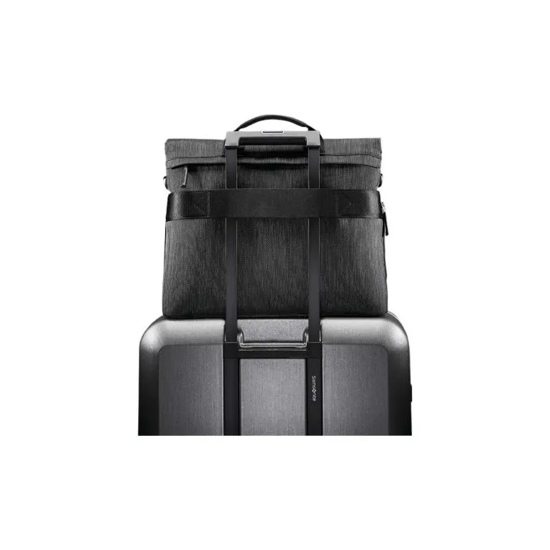 SAMSONITE Fabric Laptop Bag Messenger Bag Portable Crossbody Bag Shoulder Bag Regular Men's Black-4