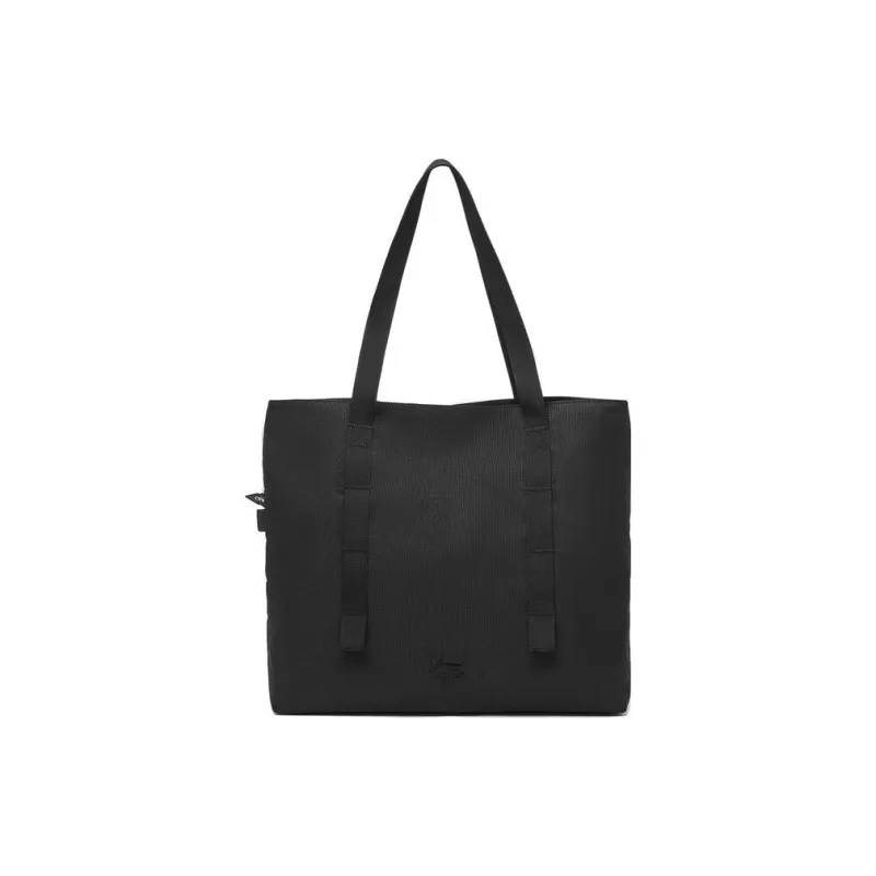 LiNing Sports Life Collection Polyester Tote Bag Shopping Bag Handbag Shoulder Bag Unisex Black-3