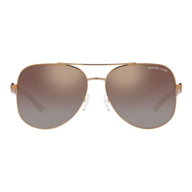 MICHAEL KORS Metal Aviator Sunglasses Women's Gold-1
