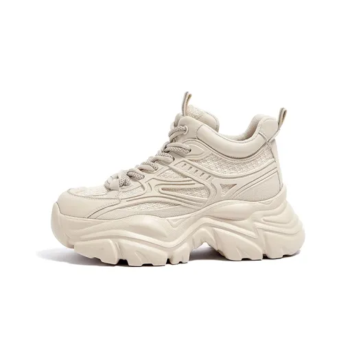 CAMEL Chunky Sneakers Women's High-Top