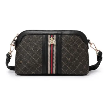 MEXICAN Polyurethane Leather PVC Leather Small Square Bag Crossbody Bags Regular Women's Dark Brown/Khaki Se/Deep Brown
