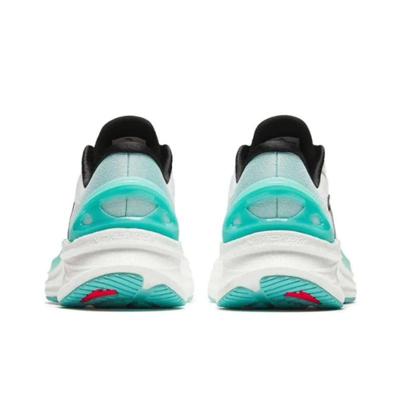 Anta Cushioning Wear Resistant Low Top Running Shoes Men's White Blue And Black-3