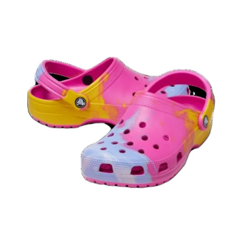 Crocs Classic Ombre Clogs 'Pink Yellow Blue'-3